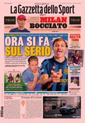 Cover of La Gazzetta dello Sport - Napoli