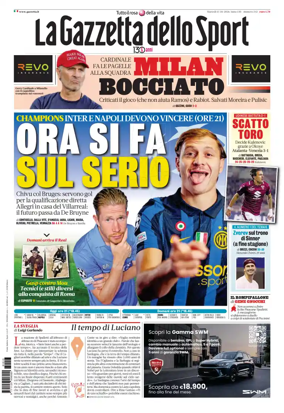 Cover of La Gazzetta dello Sport - Roma