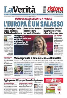 Cover of La Verita (Italia)