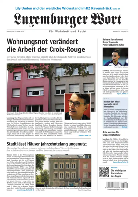 Cover of Luxemburger Wort