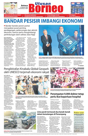 Cover of Utusan Borneo (Sabah)