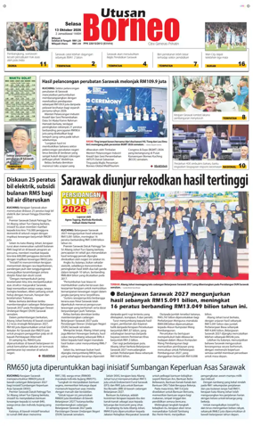 Cover of Utusan Borneo (Sarawak)