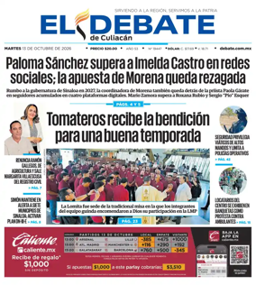 Cover of El Debate de Culiacan