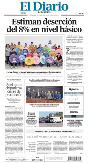 Cover of El Diario de Delicias