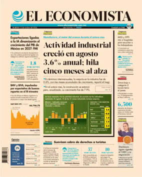 Cover of El Economista (Mexico)