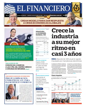 Cover of El Financiero