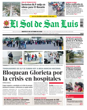 Cover of El Sol de San Luis Potosi