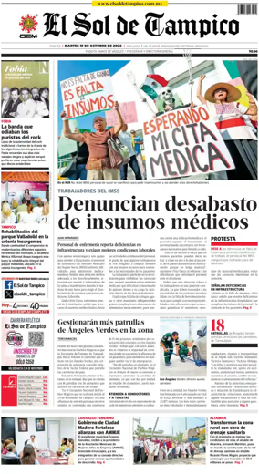Cover of El Sol de Tampico