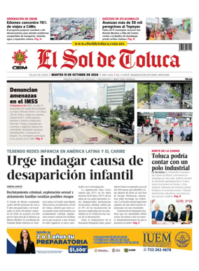 Cover of El Sol de Toluca