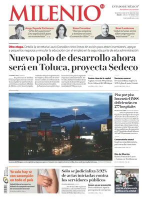 Cover of Milenio Edo de Mexico