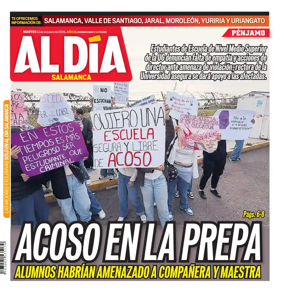Cover of Periodico Al Dia (Salamanca)