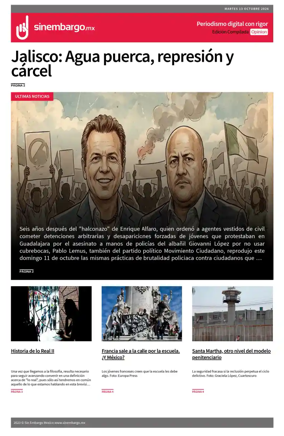 Cover of Sin Embargo Opinion