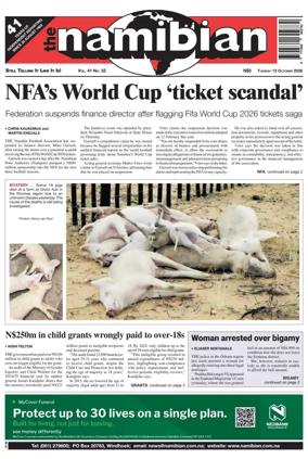Cover of The Namibian