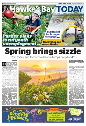 Cover of Hawke's Bay Today