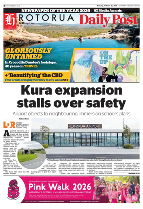 Cover of Rotorua Daily Post