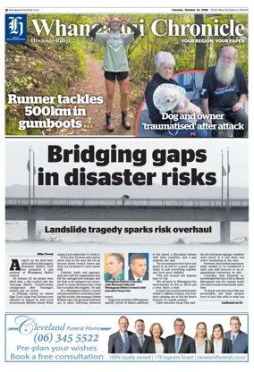 Cover of Whanganui Chronicle