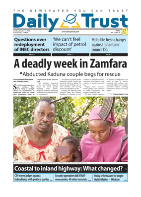 Cover of Daily Trust