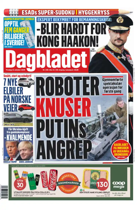 Cover of Dagbladet