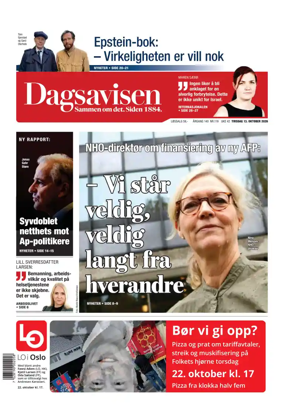 Cover of Dagsavisen