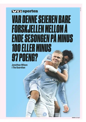 Cover of VG Sporten