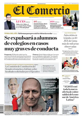 Cover of Diario El Comercio