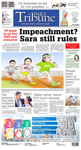 Cover of Daily Tribune (Philippines)