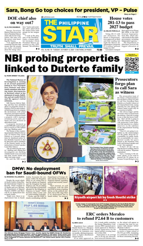 Cover of The Philippine Star