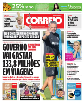 Cover of Correio da Manha