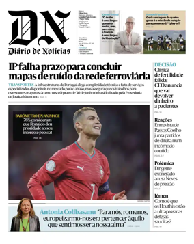 Cover of Diario de Noticias