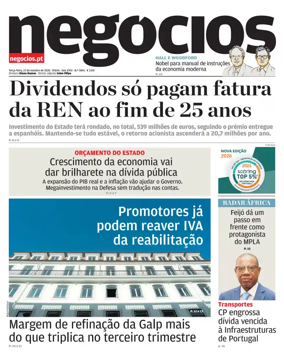 Cover of Jornal de Negocios