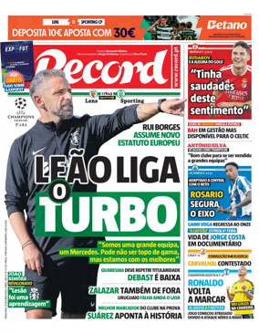 Cover of Record (Portugal)