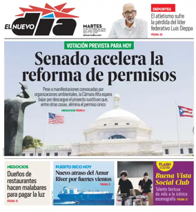 Cover of El Nuevo Dia