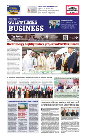 Cover of Gulf Times Business