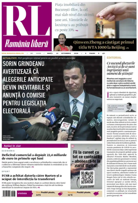 Cover of Romania Libera