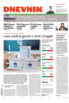 Cover of Dnevnik (Slovenija)