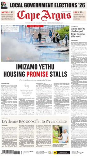 Cover of Cape Argus