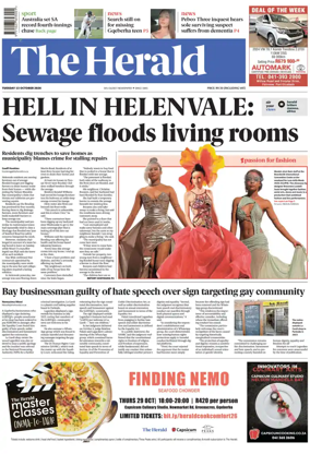 Cover of The Herald (South Africa)