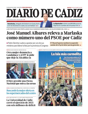 Cover of Diario de Cadiz