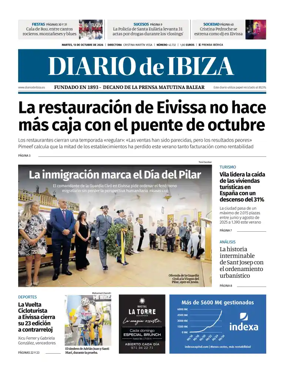 Cover of Diario de Ibiza