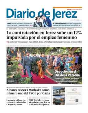 Cover of Diario de Jerez