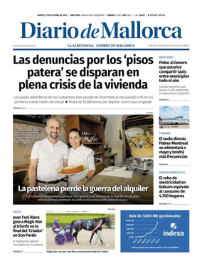 Cover of Diario de Mallorca