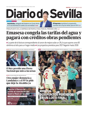 Cover of Diario de Sevilla