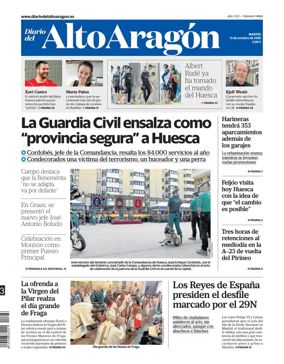Cover of Diario del Alto Aragon