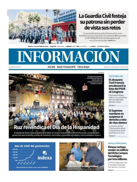 Cover of Diario Informacion (Elche y Vega Baja)