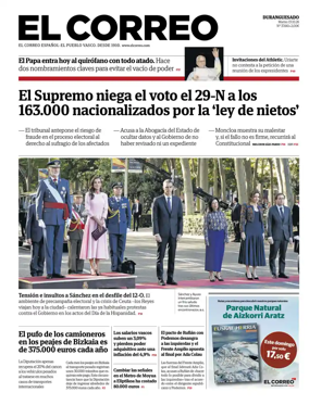 Cover of El Correo (Duranguesado)