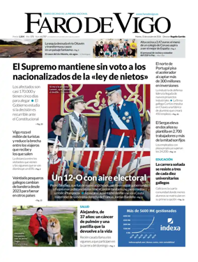Cover of Faro de Vigo