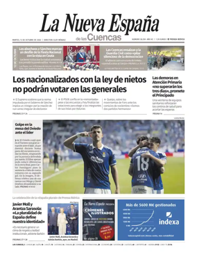 Cover of La Nueva Espana (Cuencas)