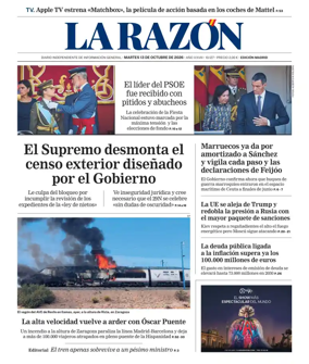 Cover of La Razon (Madrid)