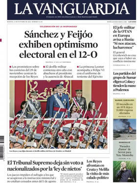 Cover of La Vanguardia (1st Edition)