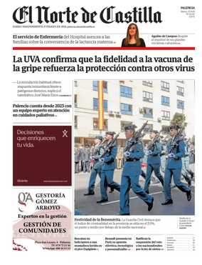 Cover of Norte de Castilla (Palencia)